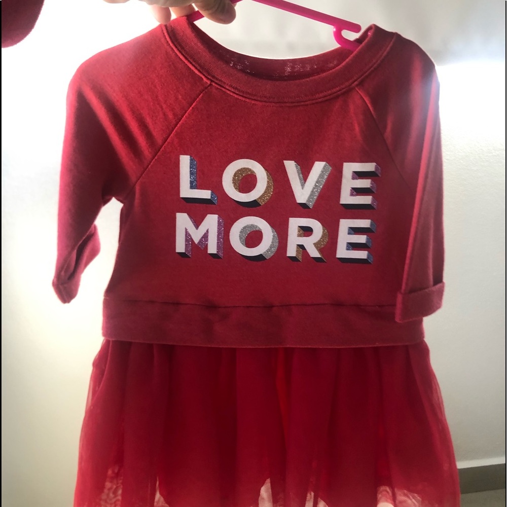 Little girls red dress